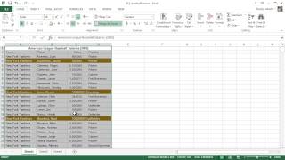 Microsoft Excel 2013 Tutorial - 14 - Format Painter and Protecting Workbooks