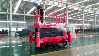 HC1216E 12m Crawler Scissor Lift