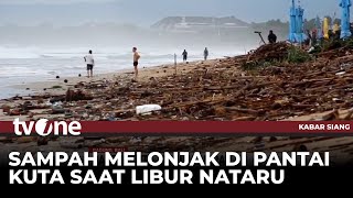 Penampakan Pantai Kuta Penuh dengan Sampah | Kabar Siang tvOne