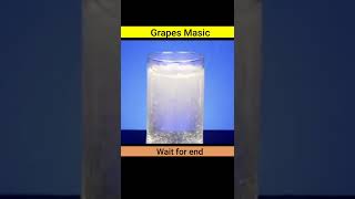 Masic of vinegar solution with grapes. #ytshort #trending @VisioNil 😂😍🤠