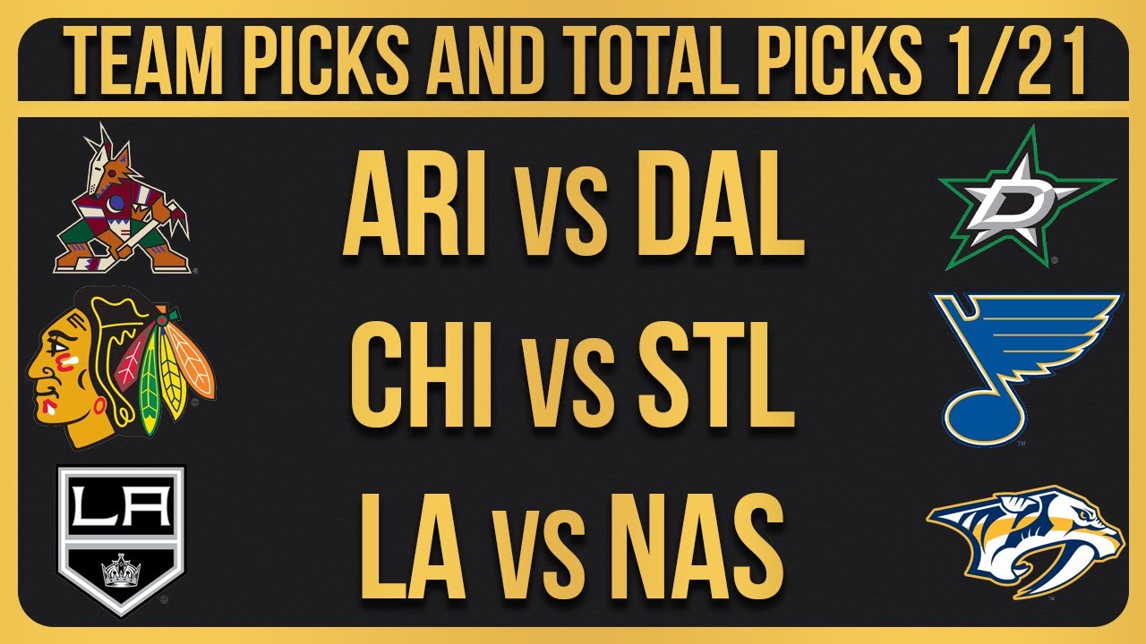 FREE NHL Picks Today 1/21/23 NHL Picks And Predictions - YouTube