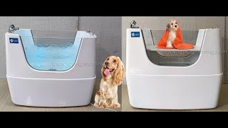 2022 New Type Pet Thermsotat Ozone Microbubble Spa Bath For Special Grooming Service