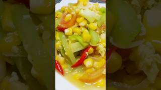 Tumis jagung labu siam #shorts #tumisan #resep #resepmasakan #masak