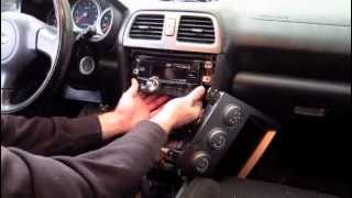 How To: 2005 Subaru WRX/ STI Stock Double Din Head Unit Removal and Replacement