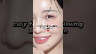 Homemade facial for glowing skin 🎀 #aesthetic #diy