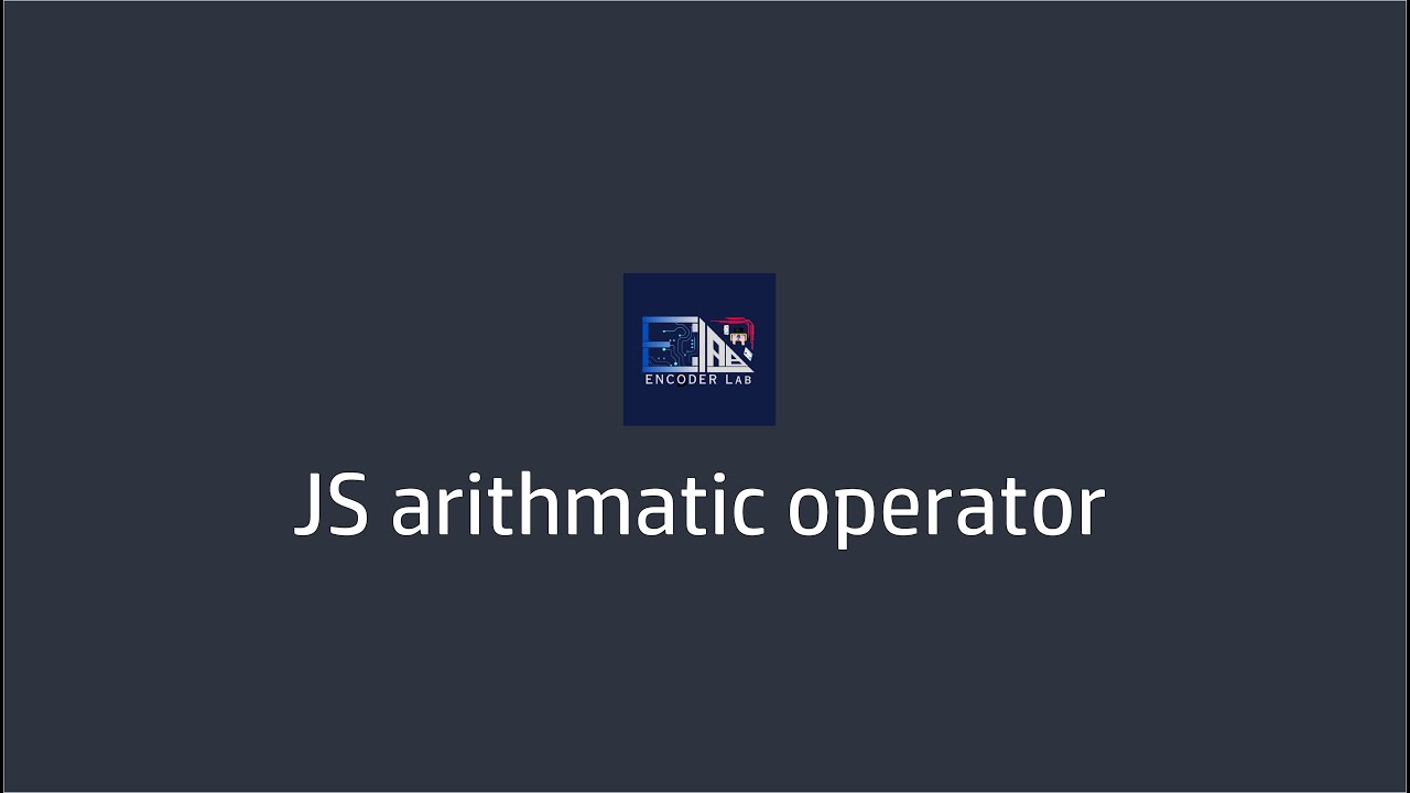 Javascript Arithmetic Operator Js Arithmetic Operator Js