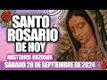 EL SANTO ROSARIO DE HOY SÁBADO 28 DE SEPTIEMBRE DE 2024🌷MISTERIOS GOZOSOS/Santo Rosario de Hoy/NUEVO