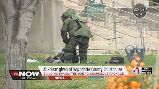 All clear given at Wyandotte County Courthouse after suspicious package found