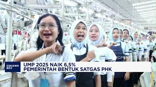 UMP 2025 Naik 6,5% Pemerintah Bentuk Satgas PHK