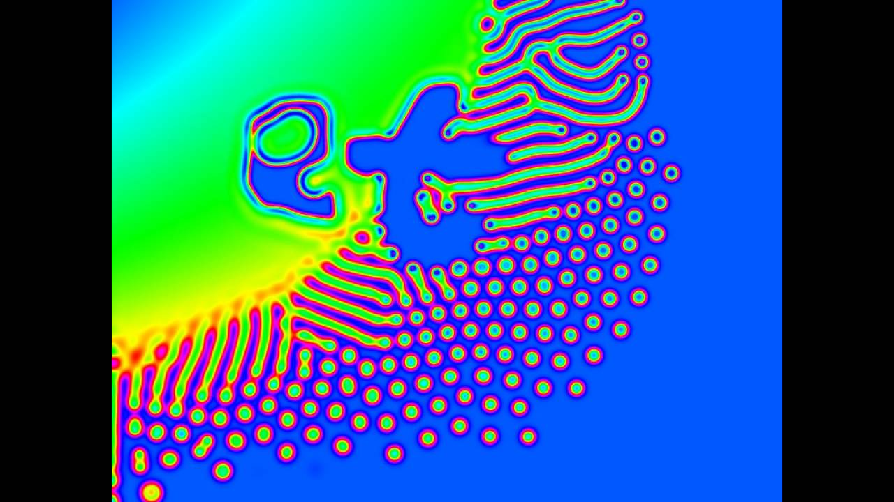 Reaction Diffusion: Gray-Scott Model (2) - YouTube