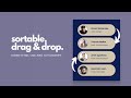 How To Create Drag And Drop With Sortable Javascript | HTML CSS And Javascript Tutorials