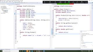 java invoice printer part 2 LineItem class