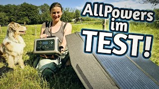 JayBe TEST: Allpowers R600 + 100W Solarpanel | Powerstation \u0026 Solargenerator mit LFP Akku