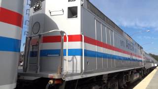 Amtrak Anniversary Train with two Heritage units-#822 and #406!