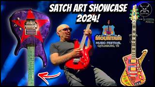 ‼️Joe Satriani \u0026 Paul Stanley hand painted guitar SHOWCASE 2024! 🤯🙌🎸Gatlinburg, TN ~ Van Halen 🎸