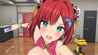 【ドルフィンウェーブ】入華の花蝶柄チャイナドレス覚醒①