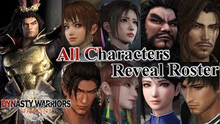 Dynasty Warriors Origins - Characters Reveal FINAL ROSTER SHOWCASE