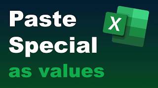 Top Excel Interview Questions #14 - Paste Special (using paste as values to remove formulas)