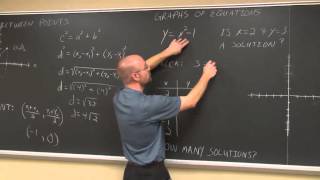 College Algebra: Rectangular Coordinate System: Distance, Midpoint, Graphs, and Symmetry