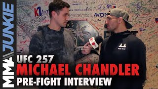 Michael Chandler recaps fight week in final interview before debut | UFC 257 pre-fight