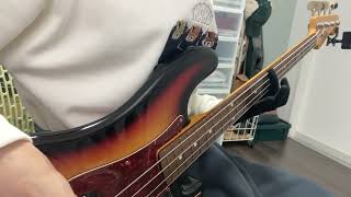 ベース練習記録93日目 [ハチさん/ドーナツホール] (0.9倍速) / Bass practice day93