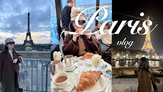 Paris Vlog🇫🇷 | パリ| Shopping vlog | Café de Flore☕️ | Polène | Le Bon Marché | Eiffel Tower エッフェル塔💫