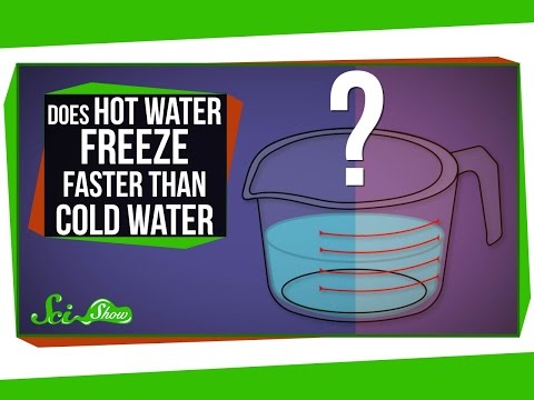 Why warm water can freeze faster than cold water