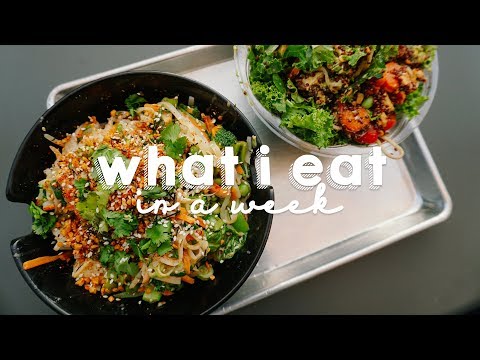 WHAT I EAT IN A WEEK//Healthy + Vegan + Gluten-Free WHAT I EAT IN A WEEK//Healthy + Vegan + Gluten-Free