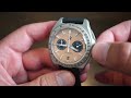 rze valour titanium chronograph watch review 200m chronograph