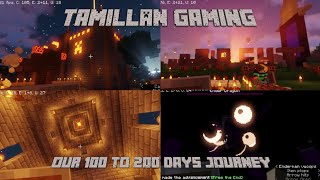 We spend 200 days in minecraft building our SMP world || TamilLAN gaming ||