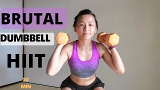 Brutal Dumbbell HIIT Workout for Rapid Fat Loss and Strength Gain