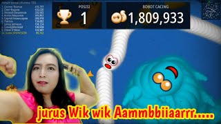 WormsZone Best Slither Snake 1,800,000+ Score Top 1 Epic Worms Zone Gameplay