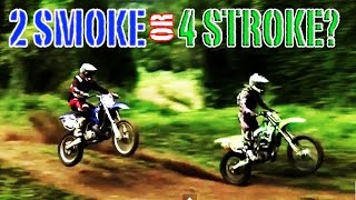 2 Stoke VS 4 Stroke Motocross - EXHAUST SOUND ONLY