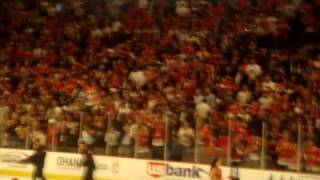 Patrick Kane HAT TRICK from GAME # 6 Chicago Blackhawks VS Vancouver BEHIND THE VANCOUVER BENCH!!!!