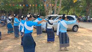 สาวน้อยริมโขง ร่วมฟ้อนรำทำบุญทอดผ้าป่าสามัคคีวัดศรีสุวรรณ บ.นาเวียงแก ต.นาสีนวนจ.มุกดาหาร#ฟ้อน