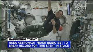 NASA astronaut to set record for longest space mission