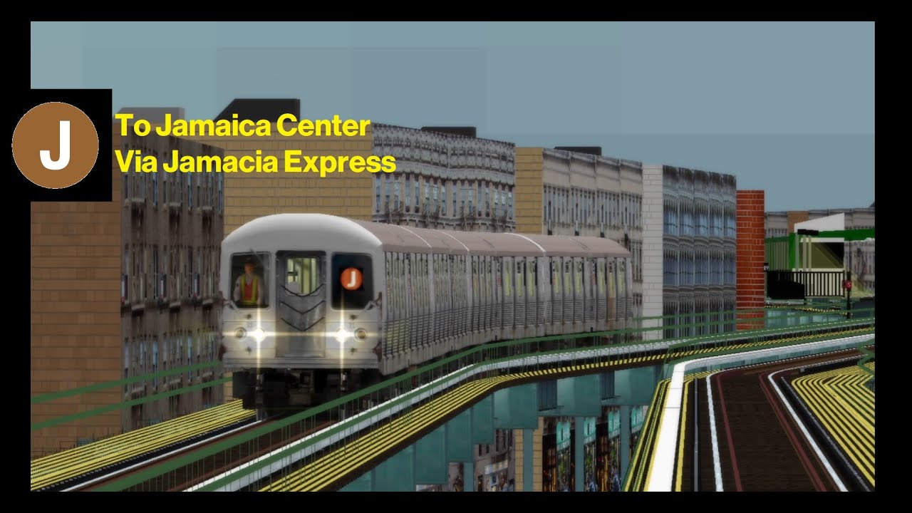 OpenBVE (J) Broad Street To Jamaica Center (R42)(Midday) - YouTube