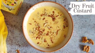 Dry Fruit Custard Recipe | Custard Kheer Recipe | 5 मिनट में कस्टर्ड बनाने की सीक्रेट रेसिपी