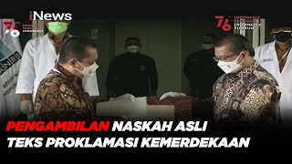 Pengambilan Naskah Asli Teks Proklamasi Kemerdekaan ke Istana Merdeka #iNewsPagi 17/08