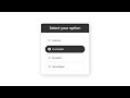 Awesome Custom Radio Buttons using only HTML & CSS | Option Buttons in CSS