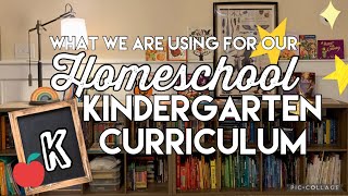Homeschool Kindergarten Curriculum #homeschooling #kindergarten