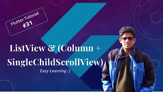 #31 ListView / SingleChildScrollView | Flutter Tutorials #FlutterWidgets #MustafaTahir