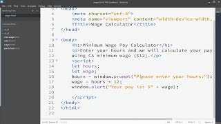 CIS-14a W2M1 JavaScript