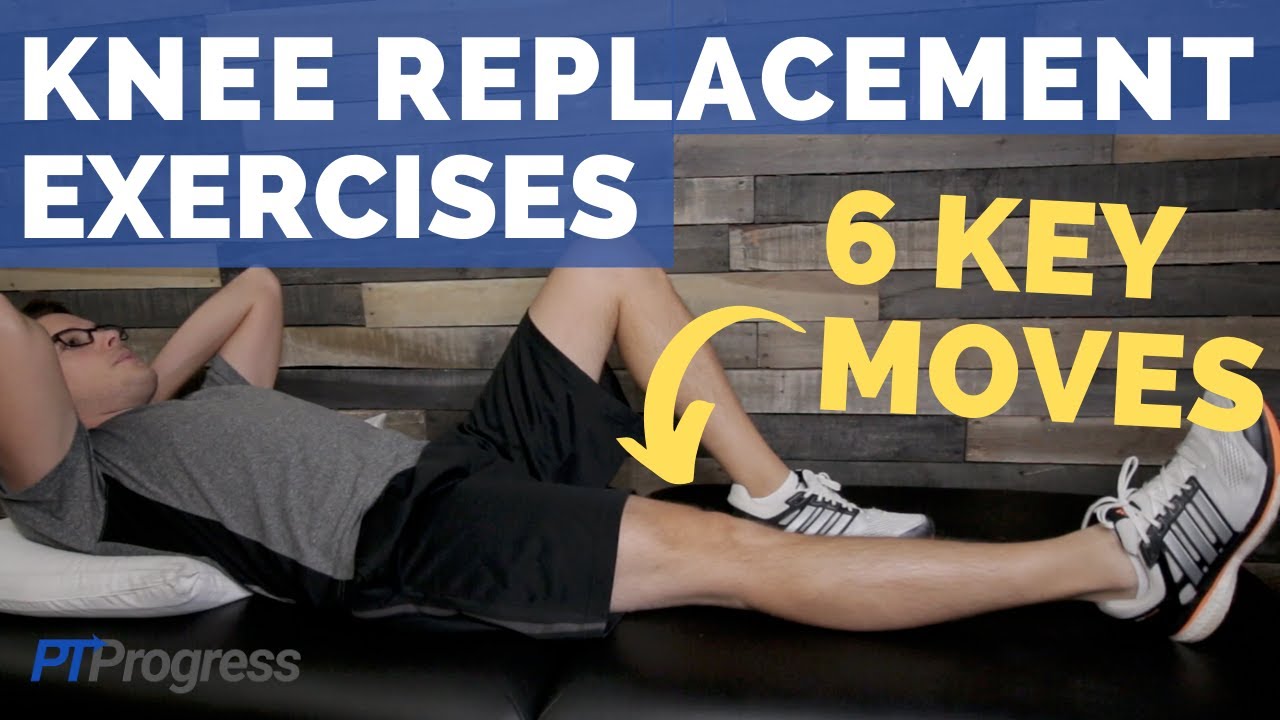 Knee Replacement Physical Therapy Exercises After Surgery - YouTube