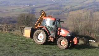 Hedgecutting with Bryan (2) - Side of the Hill!