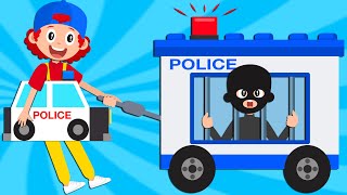 Скорая и Полицейская Машинки - 4 Millions Мультик - Детские Песенки