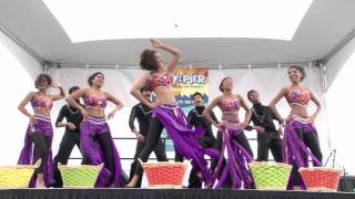 Shiamak's Bollywood Jazz - Habibi Dah/Chikni Chameli/Mallo Malli - Party at the Pier 2012