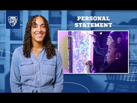 Admissions Tips Personal Statement Youtube