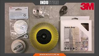 Industore: 3M Scotch Brite Radial Bristle Brush (BB-ZB) | Kunststof finishing schuurborstel