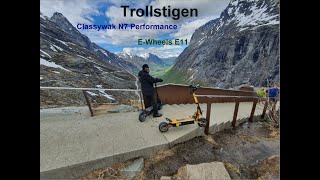 E-Wheels E11 \u0026 Classywalk N7 Performance : Trollstigen